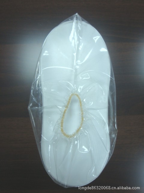 雨天出行新选择 EVA透明短款平底鞋套，防水防滑，一穿即走